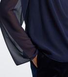 Altuzarra Cara draped blouse