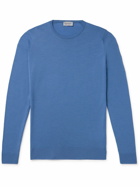 John Smedley - Slim-Fit Merino Wool Sweater - Blue