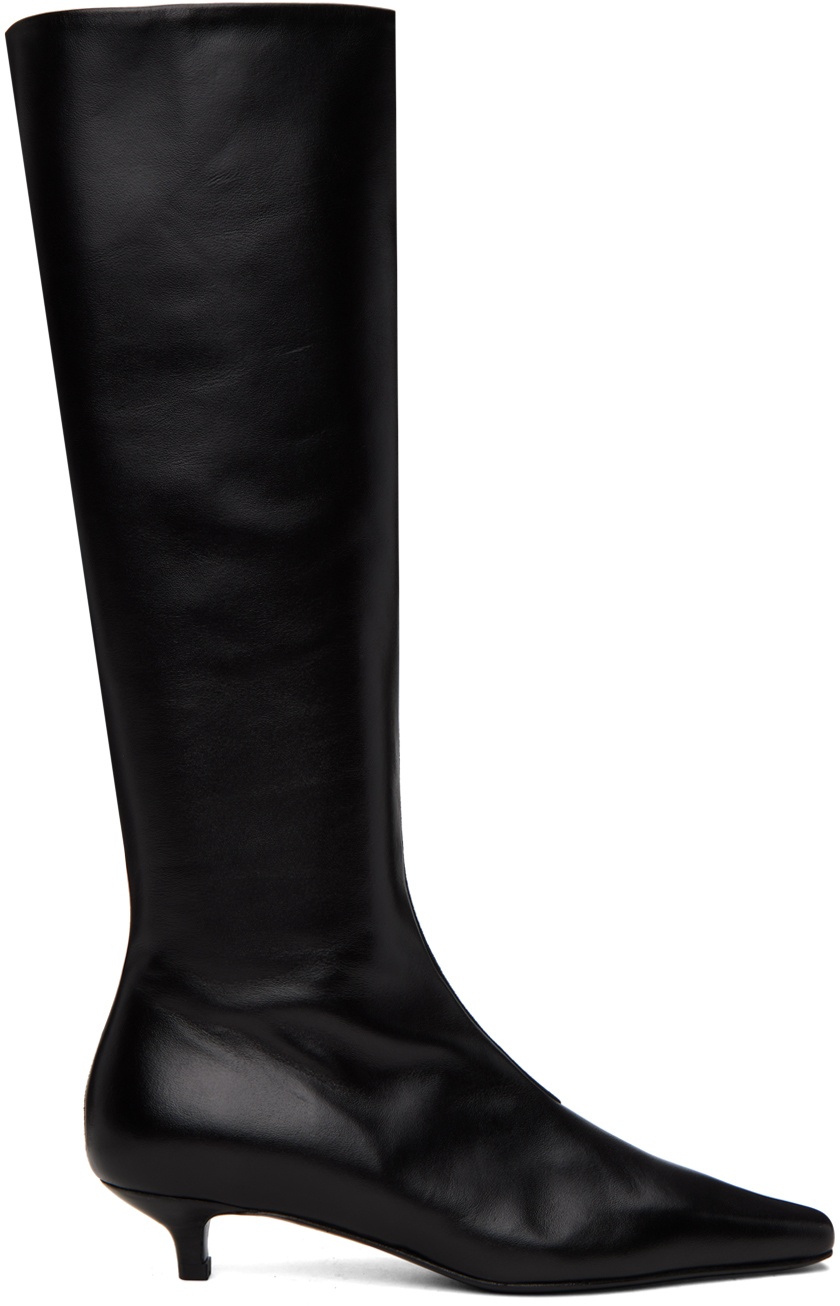 TOTEME Black 'The Slim' Boots Toteme