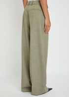 Skall Studio Thom Pinstripe Wool Trousers Grey