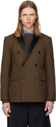 sacai Brown Suiting Blazer