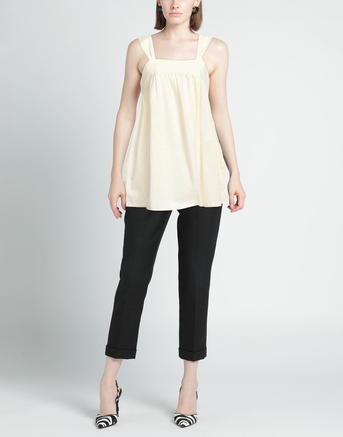 Alessia Santi Womens Top Ivory