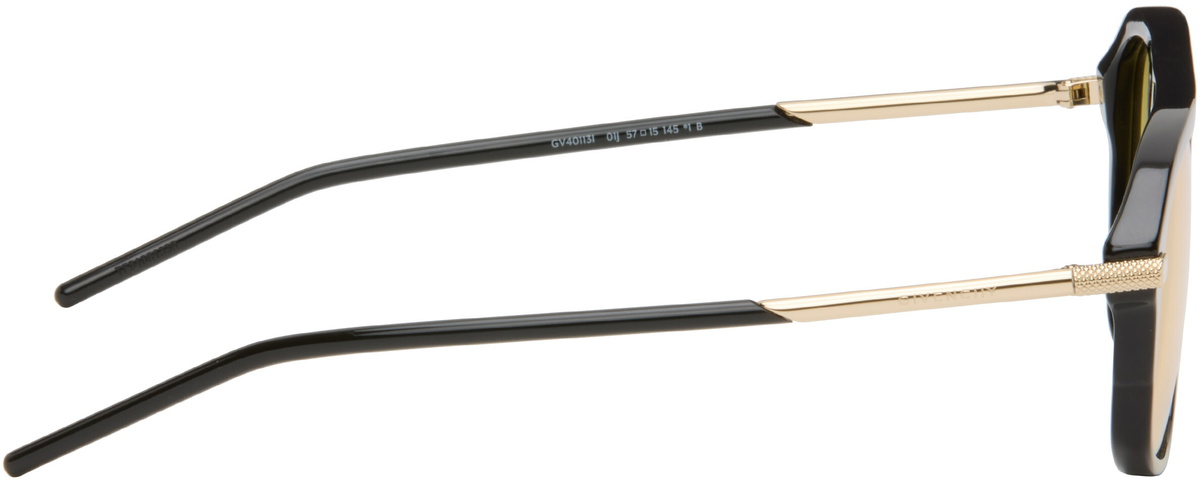 Givenchy Black GV One Aviator Sunglasses