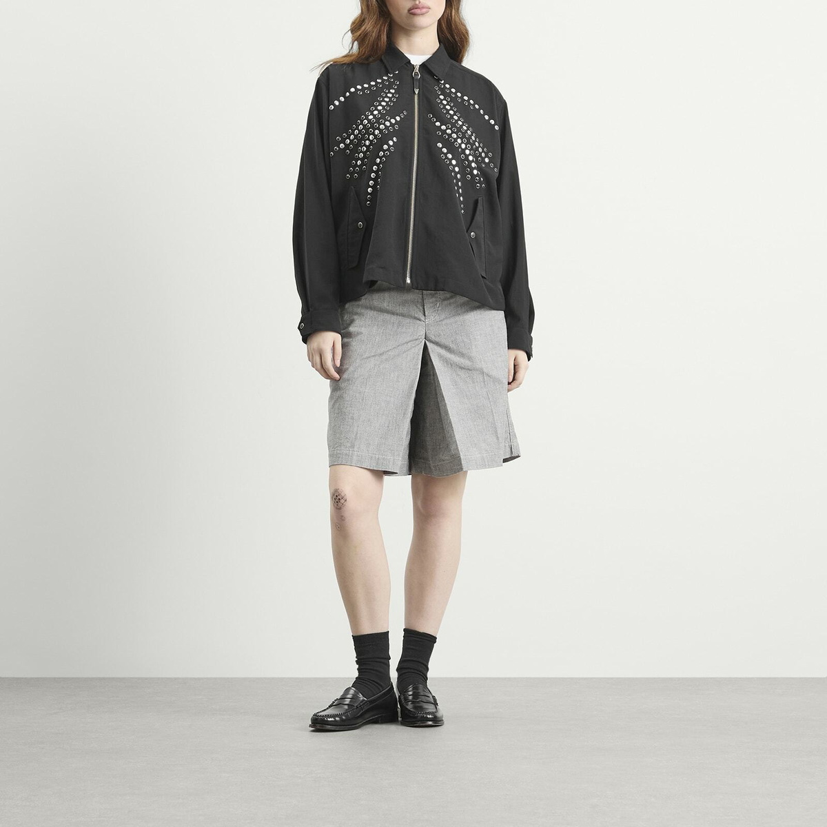 TOGA ARCHIVES Women's TOGA Studs Blouson in Black