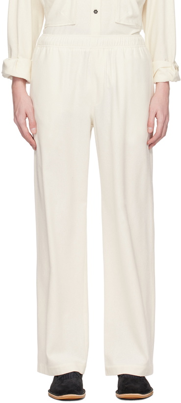 Photo: FORMA Off-White Elasticized Trousers