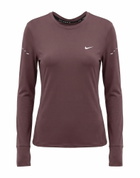 Nike Womens T-shirt Chocolate in Brown
