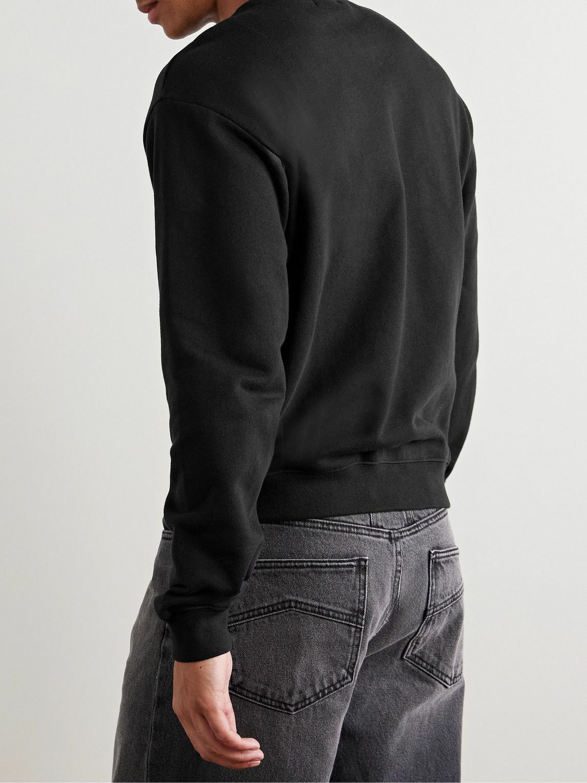 John Elliott - Beach Crew 2 Cotton-Jersey Sweatshirt - Black John
