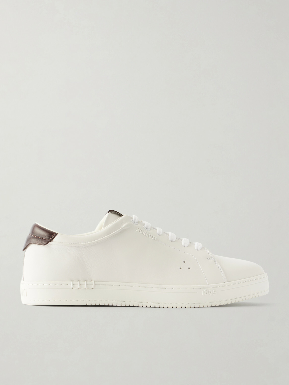 Berluti - Logo-Embossed Leather Sneakers - White