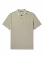 C.P. Company - Slim-Fit Logo-Embroidered Cotton-Piqué Polo Shirt - Green