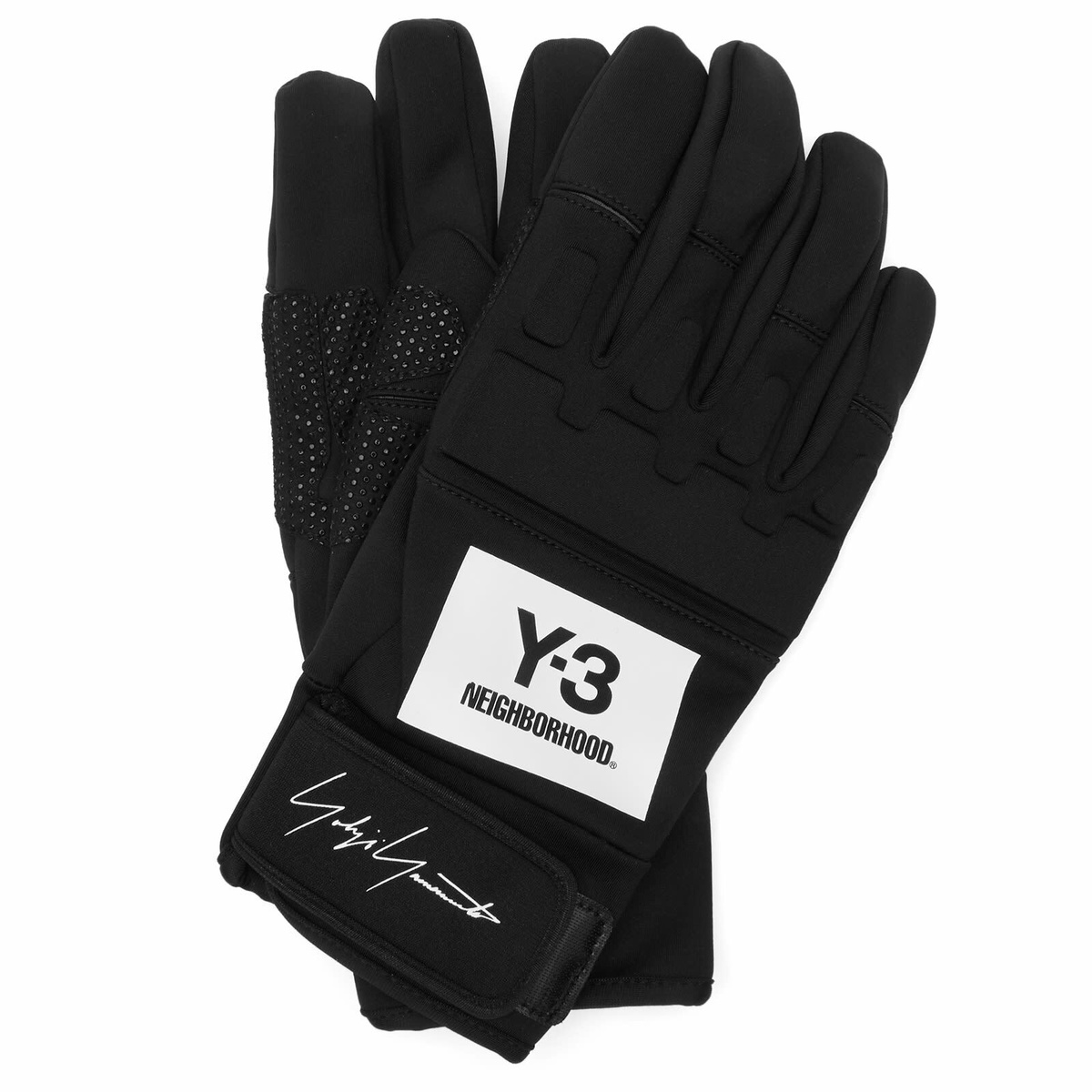 Y-3 Men's Gore-tex Gloves in Black Y-3
