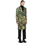 Givenchy Green Floral Over Coat