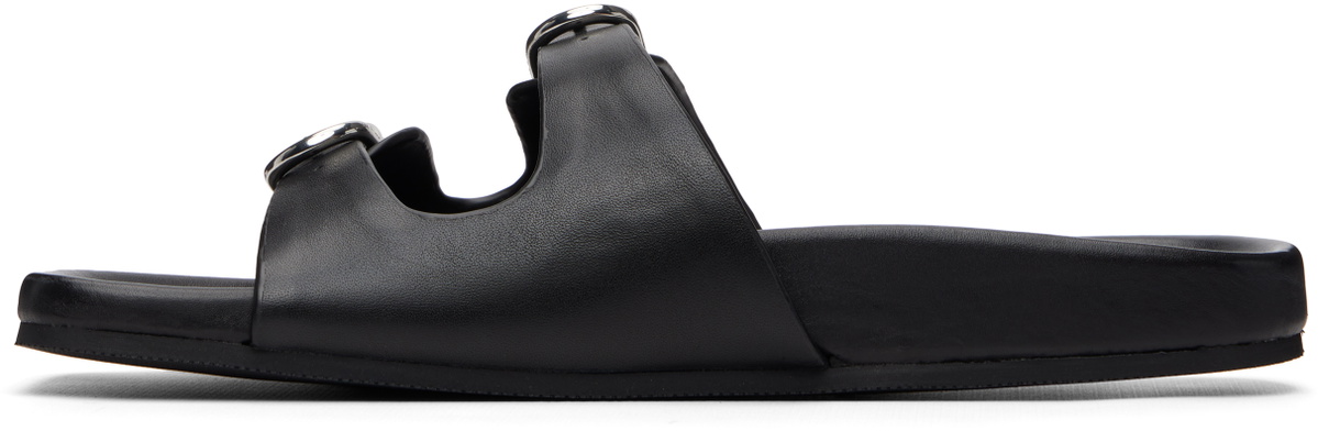 rag & bone Black Rue Leather Sandals