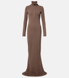 Mugler Jersey gown