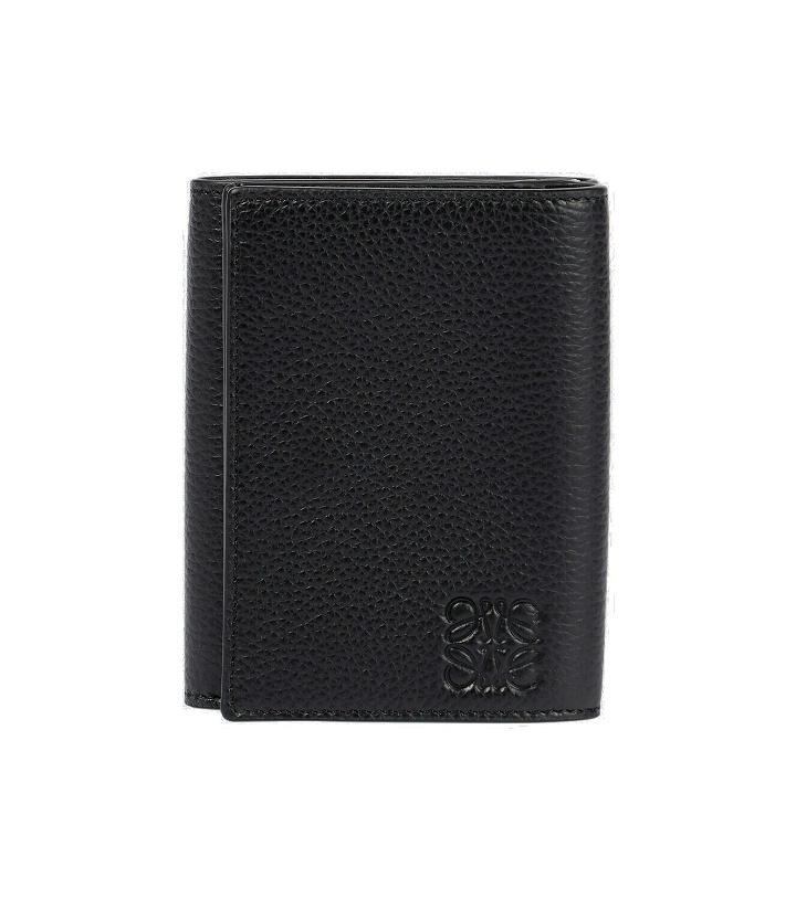 Photo: Loewe - Grained leather trifold wallet