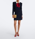 Valentino Virgin wool crêpe miniskirt