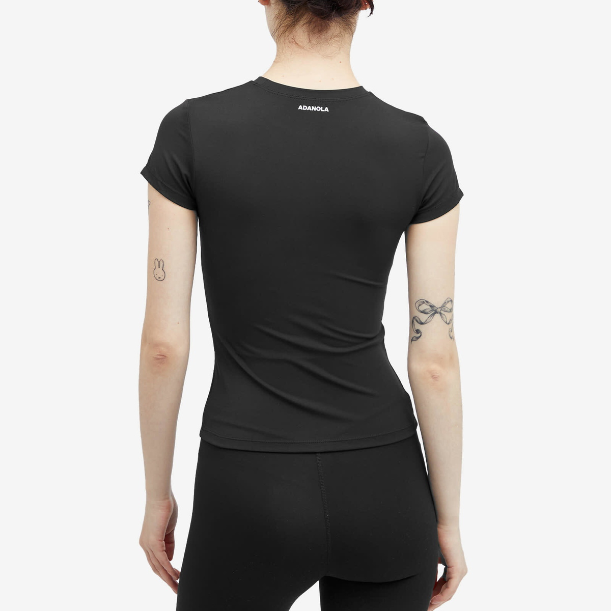 Adanola Women's Ultimate Short Sleeve Top in Black