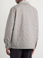 Dunhill - Reversible Padded Checked Wool Overshirt - Brown