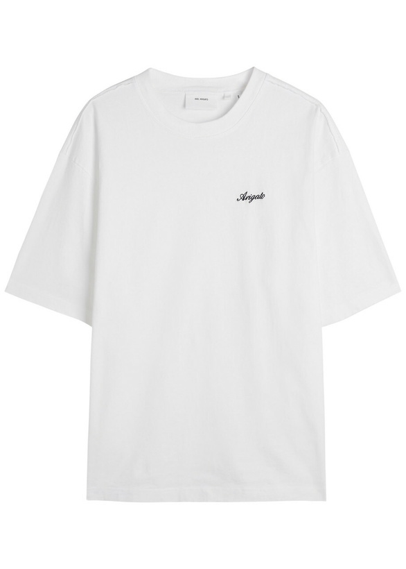 Photo: Axel Arigato Honor Logo-embroidered Cotton T-shirt White
