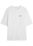 Axel Arigato Honor Logo-embroidered Cotton T-shirt White
