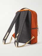 Master-Piece - Link Leather-Trimmed Nylon-Twill Backpack