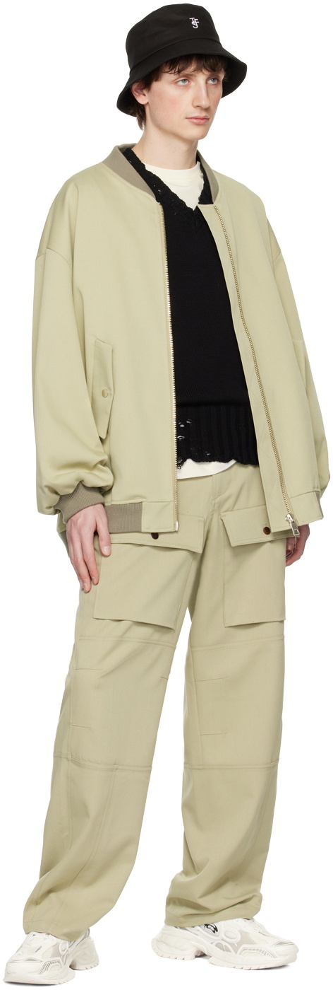 The Frankie Shop Green Evans Bomber