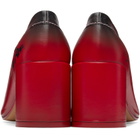 MM6 Maison Margiela Red Anatomic Block-Heel Heels