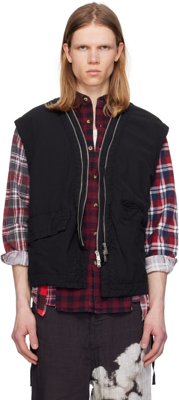 Photo: UNDERCOVER Black UC1E4001 Vest