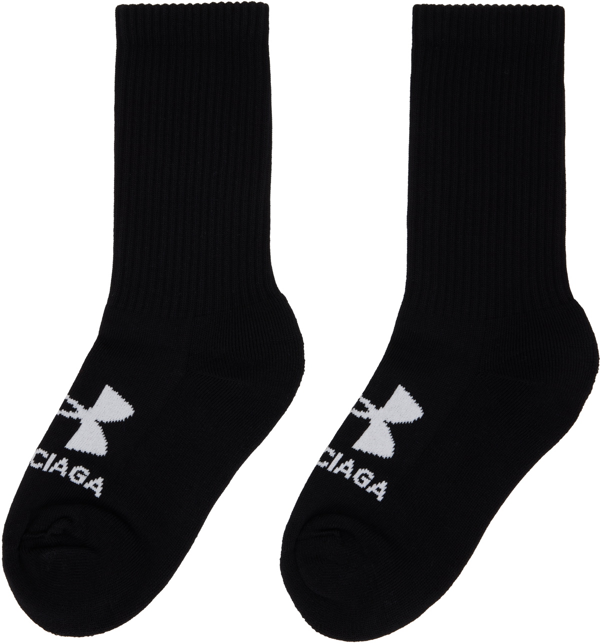 Balenciaga Black Under Armour Edition Tennis Socks