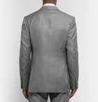 TOM FORD - Grey O'Connor Slim-Fit Super 110s Wool-Sharkskin Suit Jacket - Gray