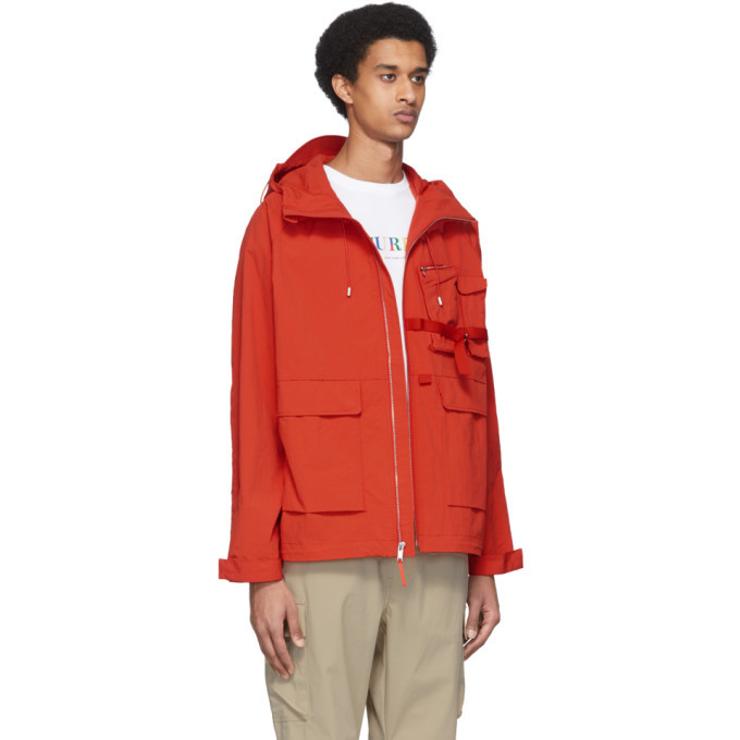 Saturdays NYC Red Suzuki Windbreaker Jacket