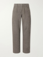 ssstein - Straight-Leg Cotton-Corduroy Trousers - Neutrals