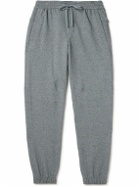 Lululemon - Straight-Leg Double-Knit Textured Cotton-Blend Jersey Sweatpants - Gray