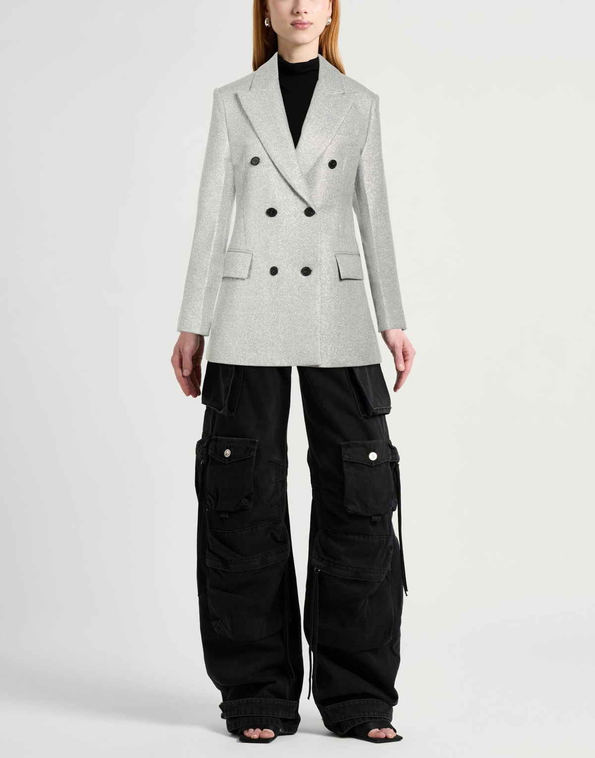 Mcm Womens Blazer in Silver