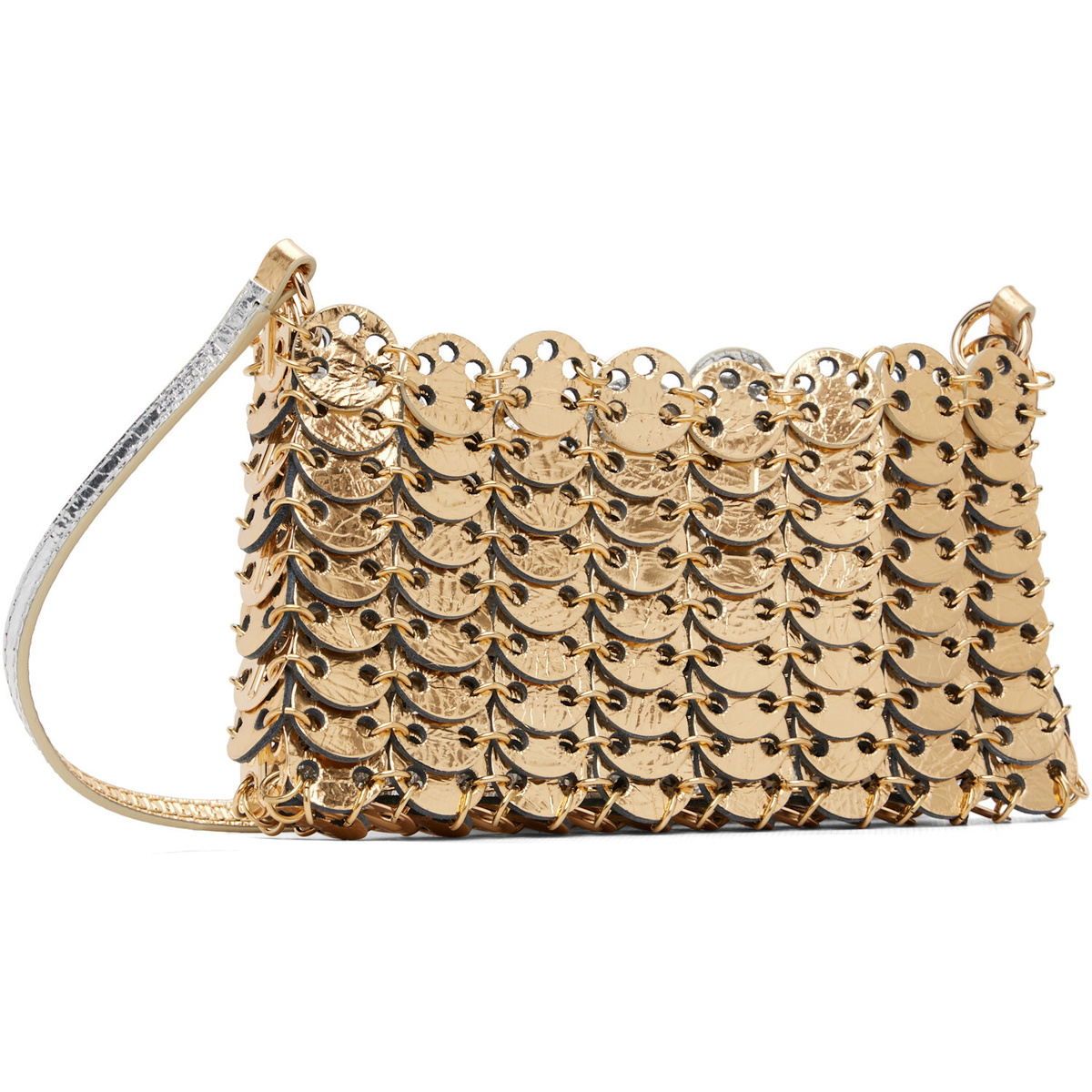 Rabanne Gold Calfskin Bag