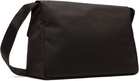 Marni Brown Cordura Cityscape Crossbody Bag