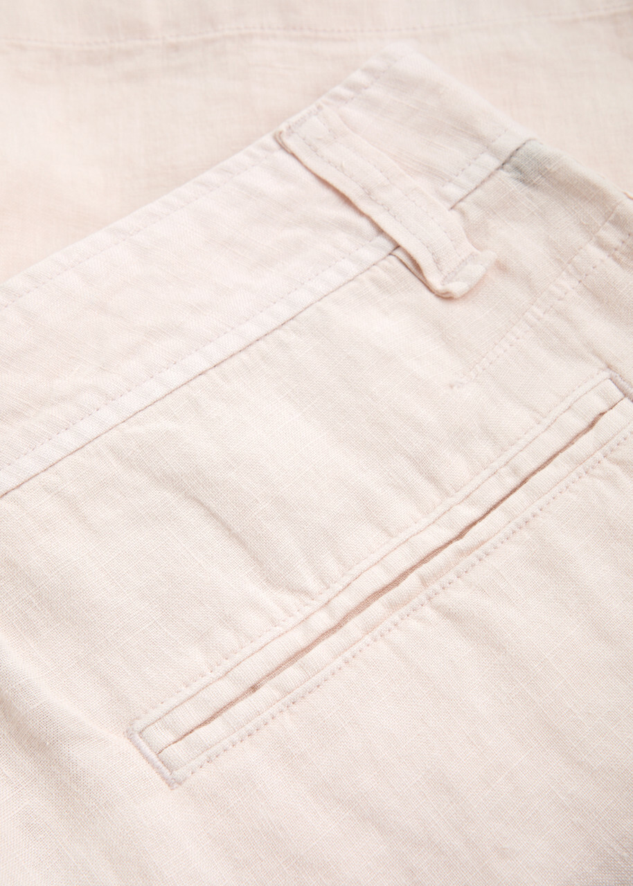 Rag & Bone Haydon Linen Shorts Cream