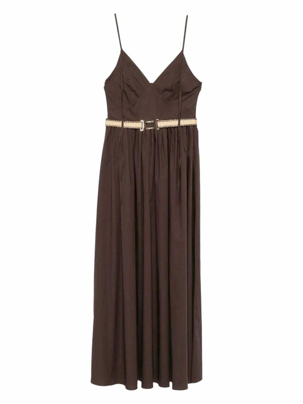 Photo: TwinSet Belted Maxi Dress