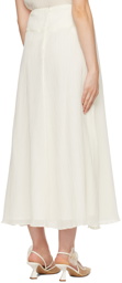 BITE Off-White Parchment Midi Skirt