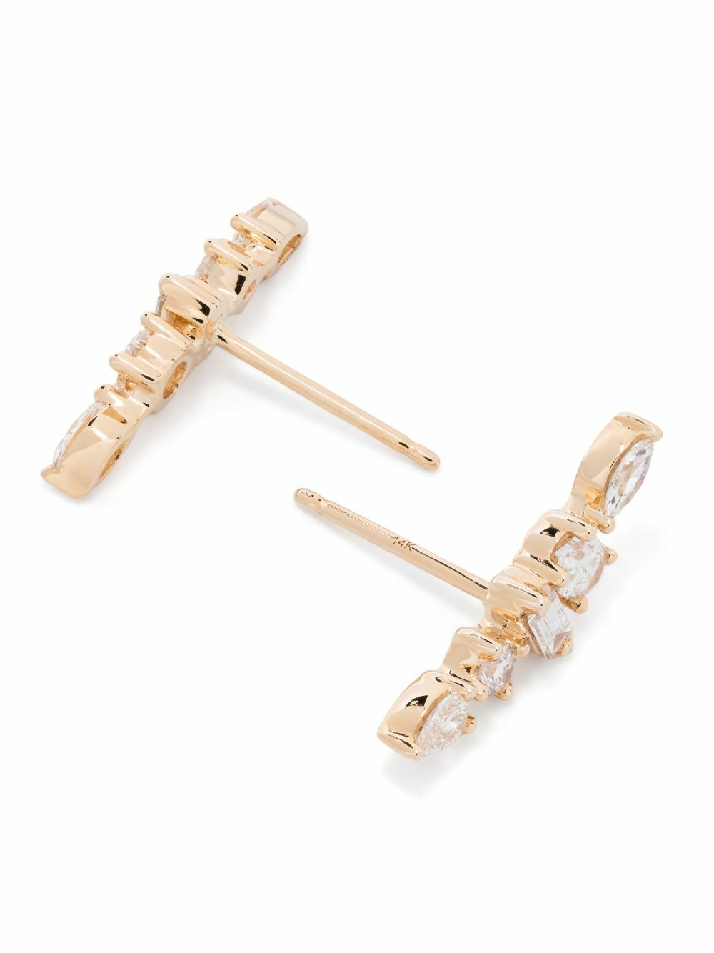 Dana Rebecca Designs 14K Yellow Gold Diamond Stud Earrings