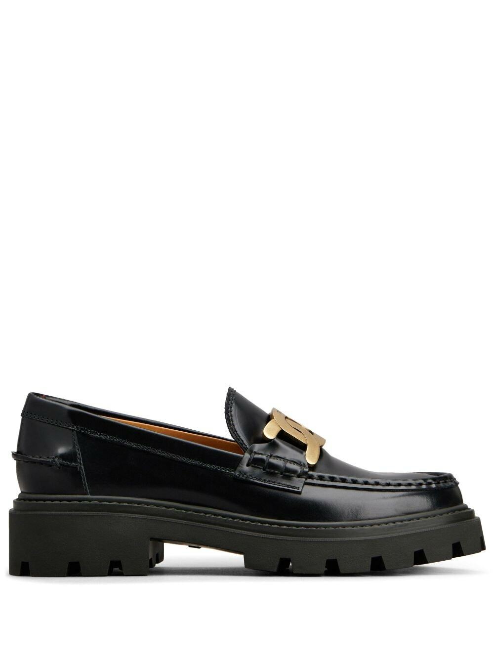 TOD'S - Shiny Leather Loafers Tod's