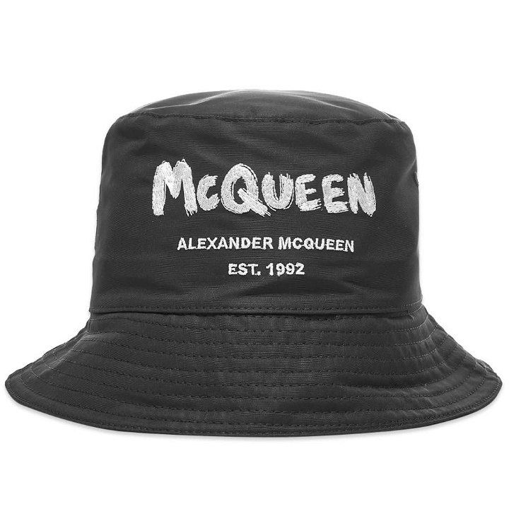 Photo: Alexander McQueen Graffiti Logo Bucket Hat