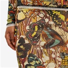 Jean Paul Gaultier Women's Butterfly Mesh Maxi Skirt in Yellow/Multi