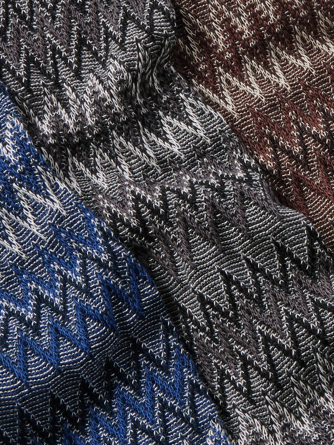 Missoni - Three-Pack Crocheted Cotton-Blend Socks - Multi