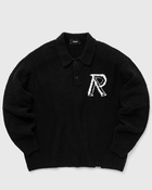 Represent Initial Boucle Polo Black - Mens - Pullovers