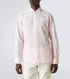 Fedeli Linen Oxford shirt
