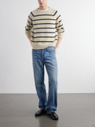 TOTEME - Striped Alpaca and Cashmere-Blend Sweater - Neutrals