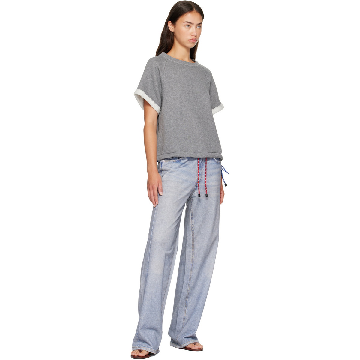 rag & bone Gray Vintage Terry T-shirt