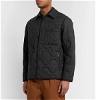 Burberry - Quilted Cotton and Cashmere-Blend and Ripstop Jacket - Black