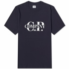 C.P. Company Men's Logo T-Shirt in Total Eclipse