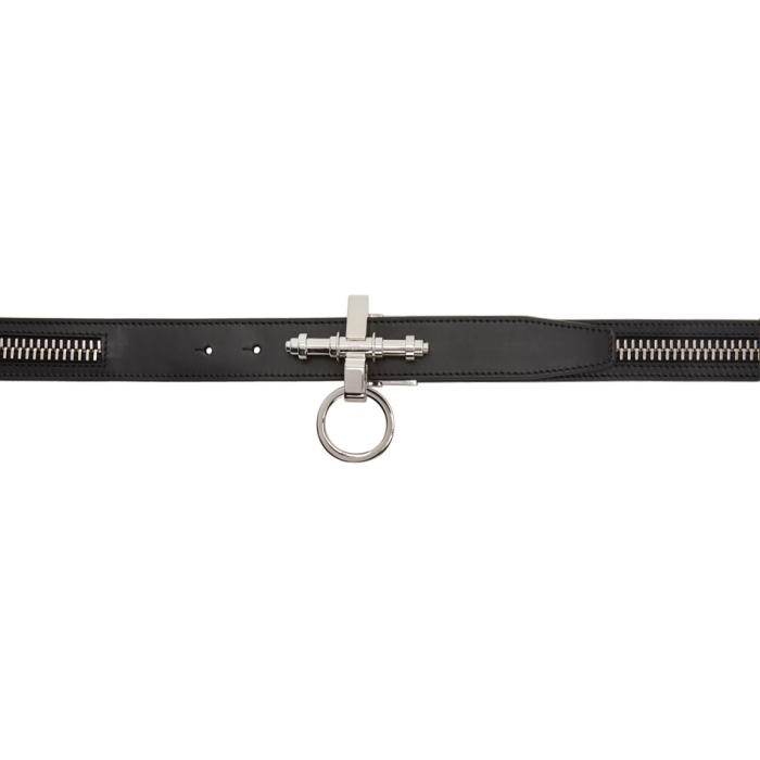 Photo: Givenchy Black Zip Obsedia Belt